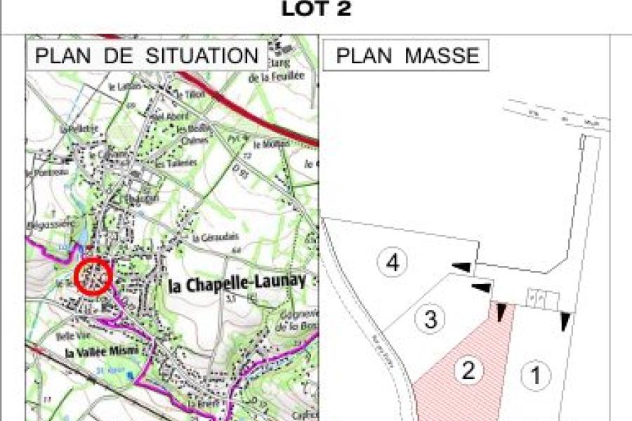 Vente Terrain | 121500 € La Chapelle-Launay Réf.VT1228-DOMINNO44 Photo 2 - Vente Terrain