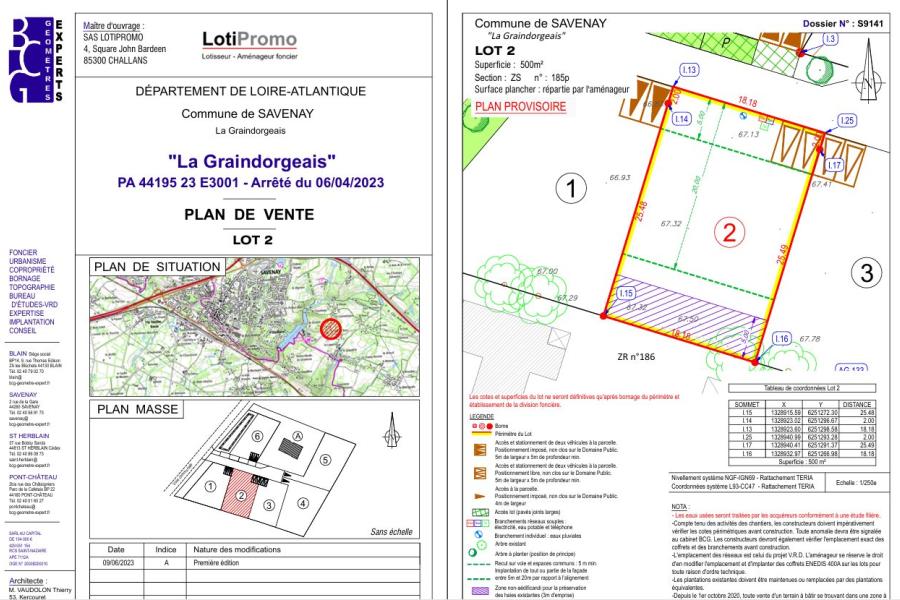 Vente Terrain | 140000 € Savenay Réf.VT1202-DOMINNO44 Photo 1 - Vente Terrain